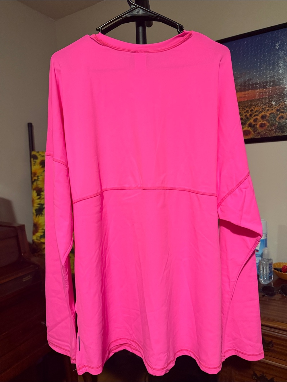Spirit Jersey Hot Pink Crewneck Tee - Picture 5 of 5